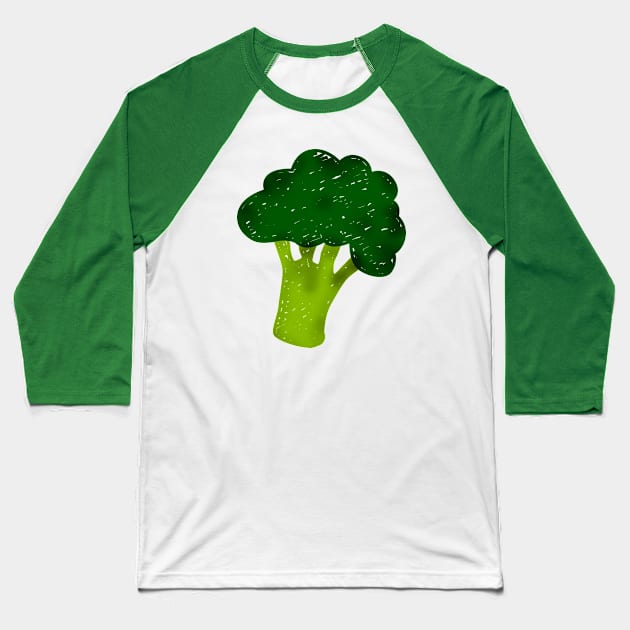 broccoli artwork Baseball T-Shirt by SASTRAVILA
